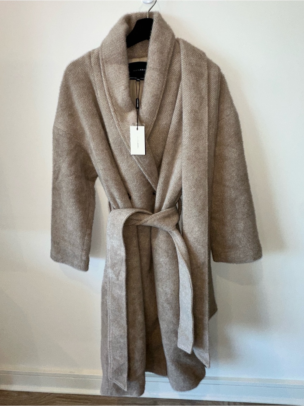 JLUXLABEL Beige Textured trench coat 🧥